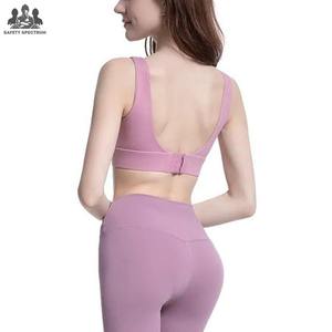 Soutien-gorge de sport pour femme respirant à maintien élevé, fabriqué sur mesure, écologique, en tissu Spandex/Nylon, vêtements de sport, nouvelle arrivée 2025 - Product Image 2