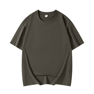 เสื้อยืดโอเวอร์ไซส์คุณภาพสูง ผ้าฝ้าย 100% หนานุ่ม แฟชั่นสุดฮิตสำหรับผู้ชาย เสื้อยืดแขนสั้นสั่งทำพิเศษ - Product Image 2