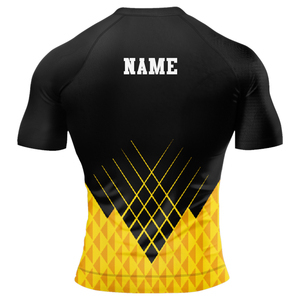 Ropa fabricante personalizado hombres Rash Guard logotipo personalizado BJJ Rash Guard mejor calidad tela compresión jiu jitsu kimono camisas - Product Image 5