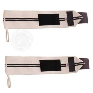 Bandelettes d'haltérophilie en coton et polyester pour l'entraînement physique avec logo personnalisé - Product Image 2