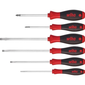 6-Piece for WIHA <b>Screwdriver</b> <b>Set</b> 302 HK6 so Slotted & PH Multi-Component Handles Round Blade - Product Image 1