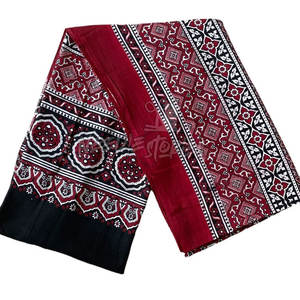 Nueva llegada bufanda Ajrak de tela de algodón para mujer artesanía hecha a mano bufanda Ajrak única y elegante para todas las estaciones - Product Image 1