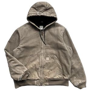 Sudaderas con cremallera para hombre de alta calidad 100% algodón de gran tamaño logotipo personalizado impreso técnica de lavado ácido para uso en invierno precio barato - Product Image 3