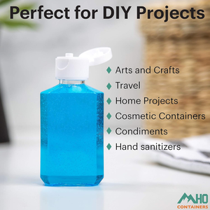 60ml Clear PET Plastic <b>Bottle</b> with <b>Flip</b> <b>top</b> cap Shampoo Lotion Body Wash Liquid Container Packaging Vietnam manufactory - Product Image 3