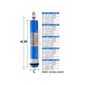 Membranas de Ósmosis Inversa Ionicore USmotic, Elementos TFC 2012-50/75/100/150/180 GPD, Uso Comercial y Doméstico - Product Image 3