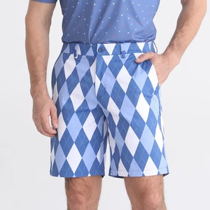 Spandex/poliéster de alta calidad, venta al por mayor, pantalones cortos personalizados para hombre, Joggers, informal, chino, elástico, Frente plano, secado rápido, con bolsillos - Product Image 2