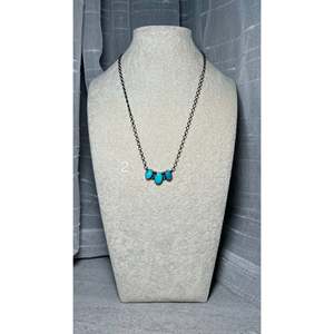 Collier Peggy Skeets Kingman en turquoise et argent sterling, cadeau pour toutes les occasions - Product Image 5
