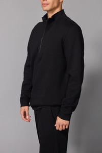 Indemand Hombres de lujo transpirable cuello redondo sudadera de gran tamaño elegante Casual 100% algodón pulóver sudadera con logotipo personalizado - Product Image 3