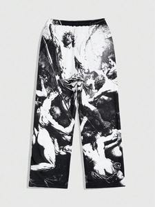 Custom Sweat Jogger Track Pantalones de chándal 3M Reflective Streetwear Windbreaker Nylon Sublimación Pantalones para hombres - Product Image 3