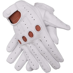 ถุงมือหนังสำหรับขับขี่ถุงมือหนังกันลื่นถุงมือแข่งรถสำหรับขับรถหนัง - Product Image 1