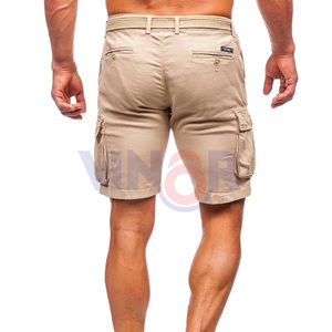 Pantalones cortos Cargo de algodón para senderismo al aire libre, ropa de calle de secado rápido para hombre, pantalones cortos Cargo multibolsillos rectos informales para hombre, venta al por mayor - Product Image 5