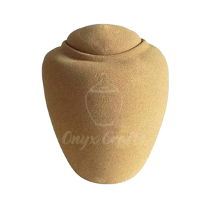 Urne funéraire biodégradable de style européen conique, texture naturelle pour les cendres, inhumation dans l'eau, conteneur flottant, respectueux de l'environnement - Product Image 6