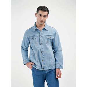 Veste en jean décontractée KORONIS avec décoration boutonnée - Product Image 2