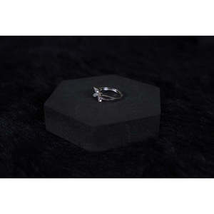 Anillo de Plata de Ley 925 Silverings con Diseño de Mariposa, Ajustable, con Incrustaciones de Oro Rosa de 18K, Ideal para Enamorados, Excelente Idea de Regalo - Product Image 2