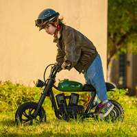 Motocicleta Eléctrica HYPER GOGO Pioneer 12 Premium, Carga de 65 kg, Batería de 113.88 Wh y 21.9 V, Alcance de 12 km, Cuadro de Acero, Capacidad de Subida del 10%, Carga de 4 h