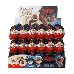 Stranger Things Kinder Joy 20g Chocolate Egg with Surprise Toy Limited Edition Collectible Snack for Kids and <b>Fans</b> - Product Image 1