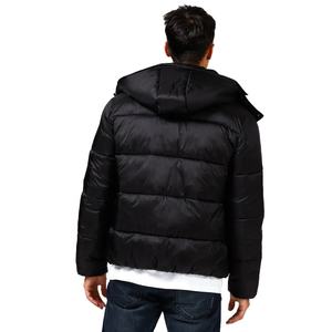 Veste d'hiver décontractée pour homme, grande taille, en tissu respirant et imperméable, avec fermeture éclair et imprimé décoratif - Product Image 2