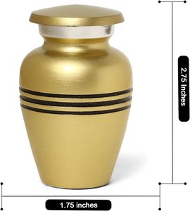 โกศอะลูมิเนียมที่ระลึกใส่ศพพร้อมสีฟ้า - Product Image 3