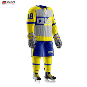 OEM personnalisé meilleure qualité séchage rapide réversible hockey sur glace uniforme pour adultes ensembles style - Product Image 3