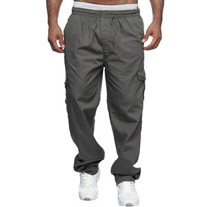 Venta caliente 100% pantalones Cargo de algodón para hombres de alta calidad medio recto multifuncional transpirable ropa de calle de alta calidad - Product Image 6