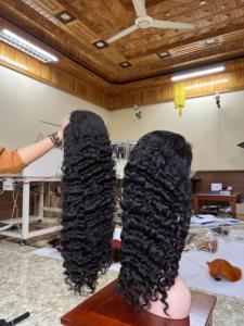 วิกผมแท้13*4แบบ12A ผมแท้จากโรงงานวิกผมแท้แบบชาวพม่าวิกผมด้านหน้าผมมนุษย์สีธรรมชาติ - Product Image 2