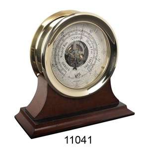 Reloj náutico de latón decorativo de mesa, reloj de escritorio de Metal Vintage de la mejor calidad, suministros de reloj decorativo antiguo para el hogar - Product Image 2