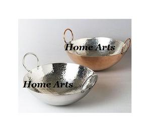 Ensemble de 3 bols de service alimentaire en cuivre de conception classique de formes et de tailles différentes, bols de service de bonbons par Home Arts - Product Image 3