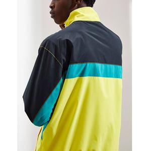 Veste coupe-vent d'extérieur pour hommes de marque personnalisée veste coupe-vent légère à capuche en tissu imperméable et respirant pour l'hiver à fermeture éclair - Product Image 6