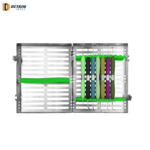 Estante de casete de esterilización en autoclave con fuente de alimentación Manual con bandeja de caja Dental Sutur Kit instrumento médico - Product Image 3