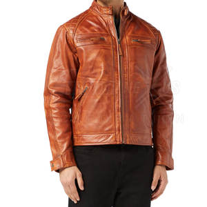 Chaqueta de cuero cálida de invierno transpirable para hombre, ropa informal, chaqueta de cuero para hombre a precio razonable - Product Image 1