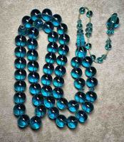 TIMELESS CRAFT Magnifiques chapelets en résine peints à la main, écologiques, Tasbih, pour la prière quotidienne du matin, Ramadan/Eid, pour la maison