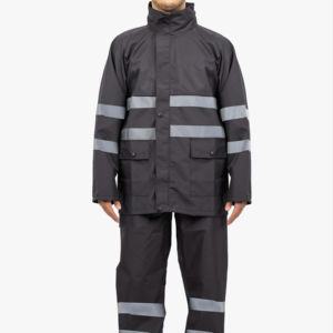 Impermeable de Camping de Alta Calidad con Tiras Reflectantes, Impermeable, Cortavientos, de Poliéster Ligero, Ajuste Cómodo, Color Amarillo - Product Image 1