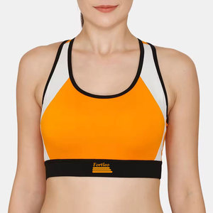 Sujetador Deportivo de Yoga para Mujer, Transpirable, Ecológico, de Alta Sujeción, con Logotipo Frontal, en Oferta Online - Product Image 1