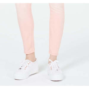 Jeans Skinny Colorati Rosa per Ragazze, Taglia 3, Vita Alta, Gamba Larga, Stile Casual con Decorazioni in Cristallo, Denim XL - Product Image 3