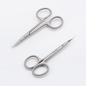 Stainless Steel Manicure Scissors Right-<b>Handed</b> Straight Blade Sharp Tip Handle Durable Beauty Tools Cuticle Trimming <b>Nail</b> Art - Product Image 1
