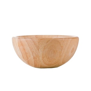 Diseño elegante Venta caliente Servidor de ensalada de frutas Tazón Pasta Fideos Servir Tazón de madera Hogar Catering Servir Tazón de madera - Product Image 4