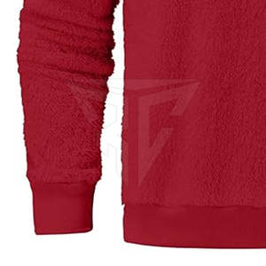 Sudadera Sherpa de algodón 100% de color personalizado para hombre, nuevo diseño informal, ropa de moda de invierno, talla grande, patrón sólido - Product Image 6