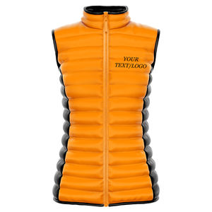 Chaleco acolchado impermeable para hombre, chaqueta acolchada para la comodidad y el calor del invierno con diseño de cuello levantado para máxima protección - Product Image 5