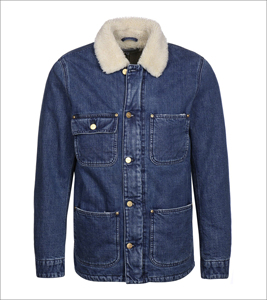 Veste en jean sur mesure pour hommes de style de rue chic de printemps et d'automne, fournisseur de vêtements d'extérieur en denim sur mesure avec doublure Sherpa luxueuse - Product Image 2