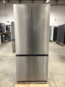 Réfrigérateur-congélateur électrique sans givre 30 pouces 2 portes en acier inoxydable, neuf, en boîte ouverte, pour cuisine domestique, prix abordable - Product Image 1