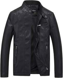 2023 mejor chaqueta universitaria de cuero genuino europeo a prueba de viento para hombres moda de talla grande para invierno - Product Image 6