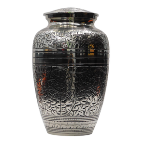 Urnas de cremación de aluminio para adultos con corte de diamante de alta calidad con urnas funerarias de Metal de estilo moderno de peltre para cenizas humanas - Product Image 1