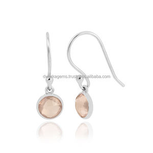 ต่างหูเงิน925ประดับหินพระจันทร์ทำด้วยมือสไตล์คลาสสิกสินค้าจำนวนมากของขวัญงานปาร์ตี้สำหรับผู้หญิง - Product Image 2