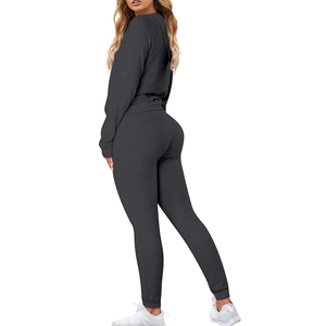 Ensembles de vêtements pour femmes personnalisés vêtements d'entraînement vêtements de jogging survêtement pour femmes vêtements de sport de plein air ensemble de survêtements d'entraînement pour femmes - Product Image 6