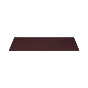 Boardwalk 28 pouces. X 14 pouces. Tampons de nettoyage en profondeur - Marron, haute absorption d'eau, polyester et PU, tampons de nettoyage industriels, 10/carton - Product Image 3