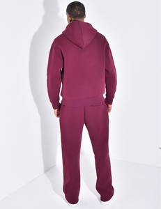 Conjunto Deportivo para Hombre, Corte Holgado, Tela Diver, Sudadera con Cierre y Pantalones Rectos - Product Image 5