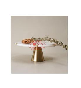 Golden Finished Metal Base <b>Marble</b> Top Cupcake <b>Stand</b> Party Festival Celebrations Accessories at Wholesale Price - Product Image 1