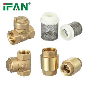 Fabricante IFAN 1/2 "-4" pulgadas cobre alta presión oscilación válvula sin retorno válvula de retención de latón