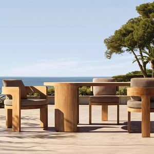 Mesa de Comedor de Acero Inoxidable de Lujo para Exteriores, Resistente a la Corrosión, Mesa de Patio Metálica de Alta Calidad para Terraza, Jardín y Ocio - Product Image 4
