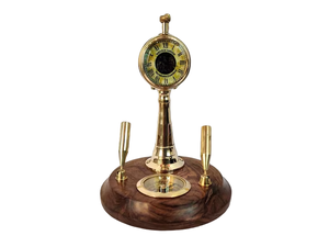 Latón macizo puro coleccionable de latón marino telégrafo diseñador náutico artesanías de Metal portalápices náutico moderno telégrafo único - Product Image 6